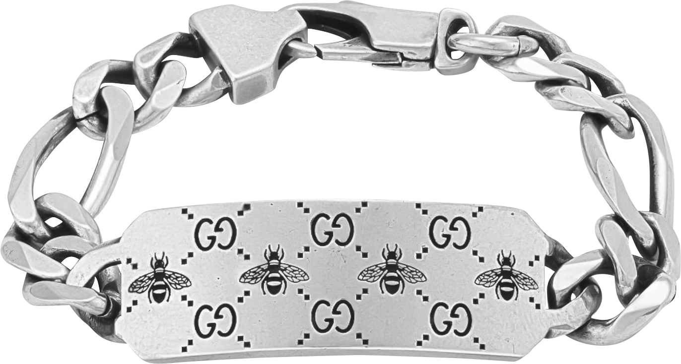 Gucci Signature Sterling Silver Bracelet - YBA728264001021