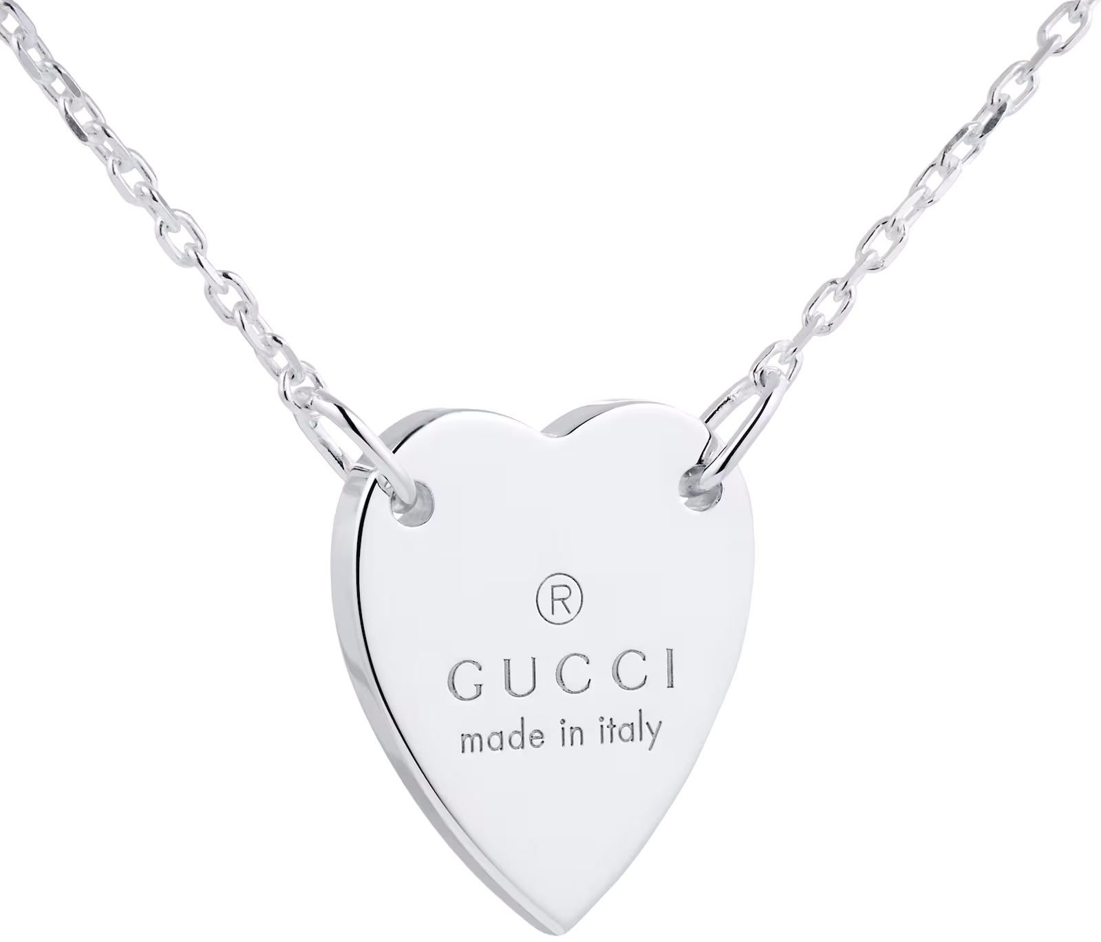 Gucci Trademark Necklace With Heart Pendant - YBB22351200100U