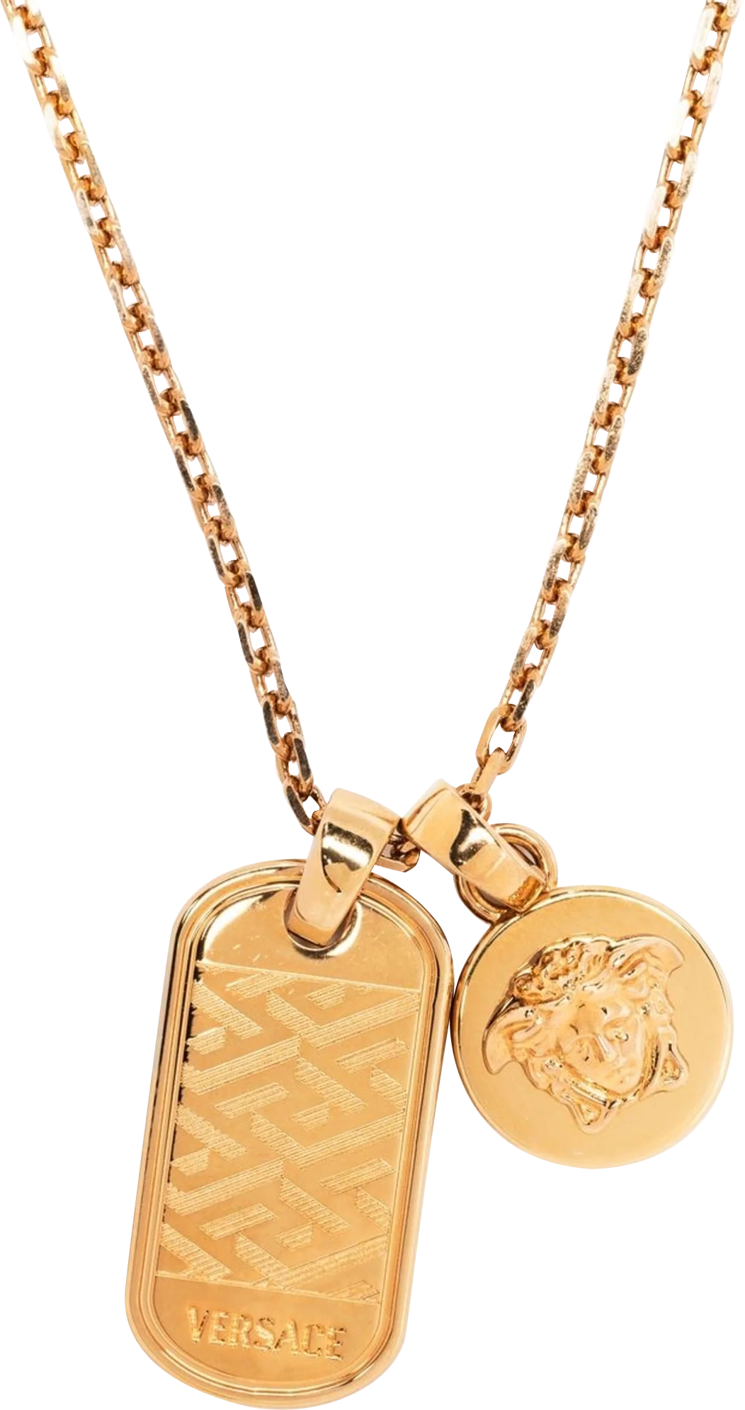 Versace La Greca-tag pendant necklace - 10078301A00620 .jpg