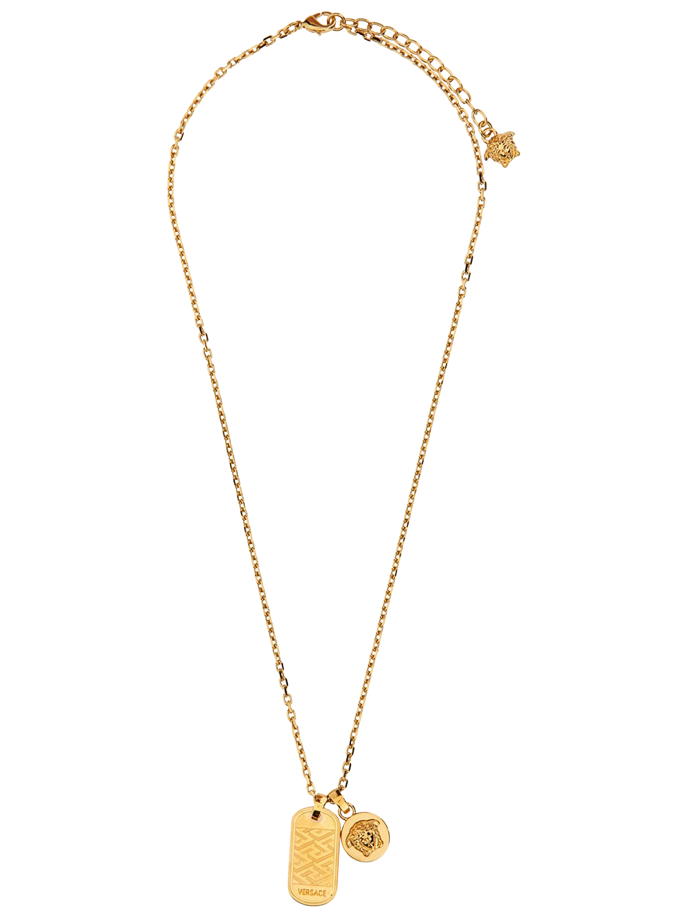 Versace La Greca-tag pendant necklace - 10078301A00620 (pic2) .jpg